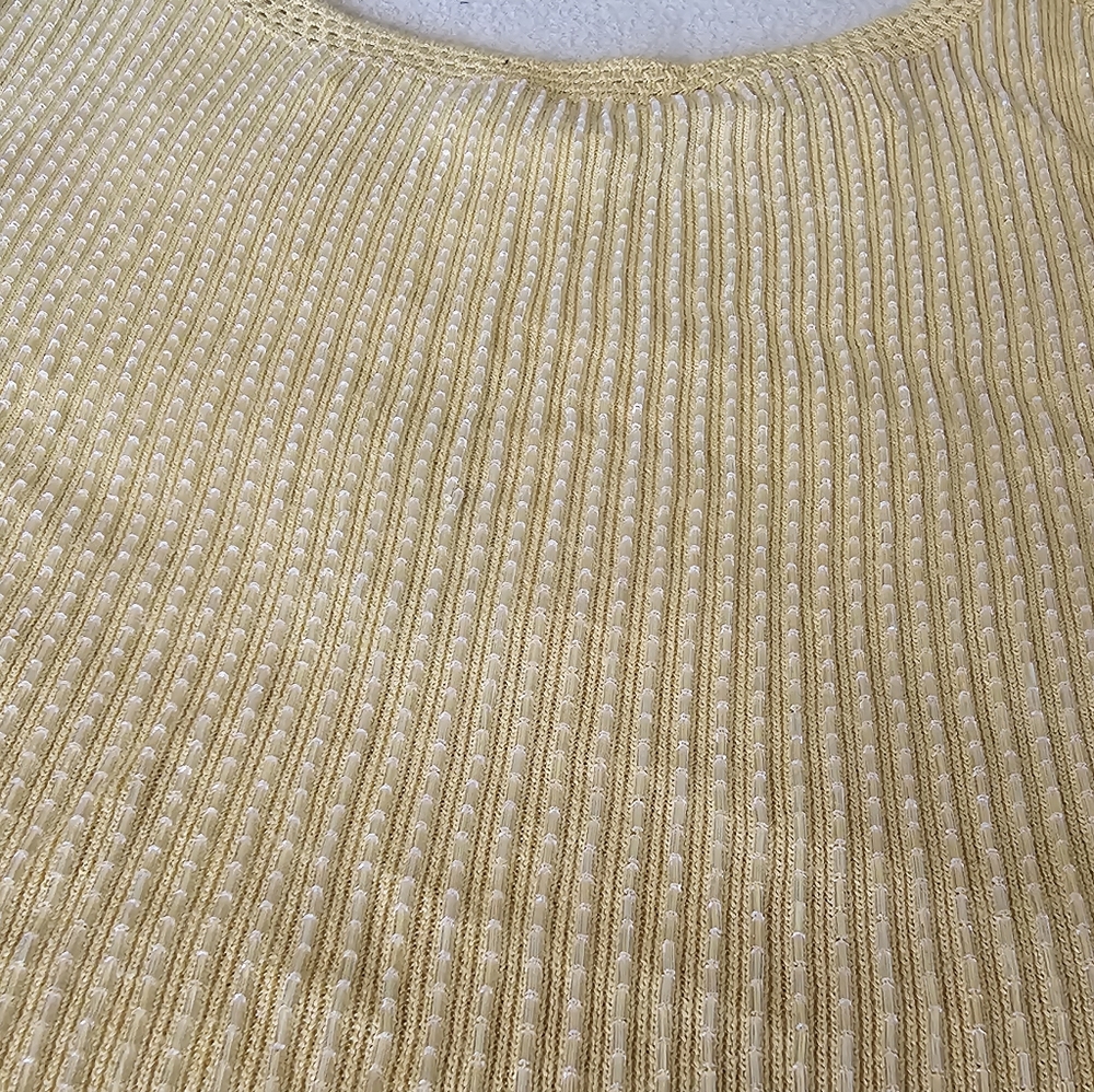 Oscar de la Renta beaded sleeveless top - Picture 2 of 9